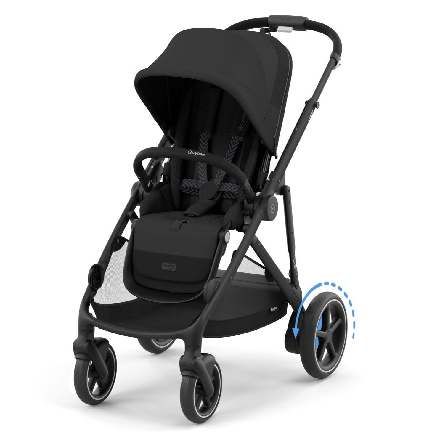 Cybex eGazelle Cloud G Plus Luxury Bundle - Moon Black