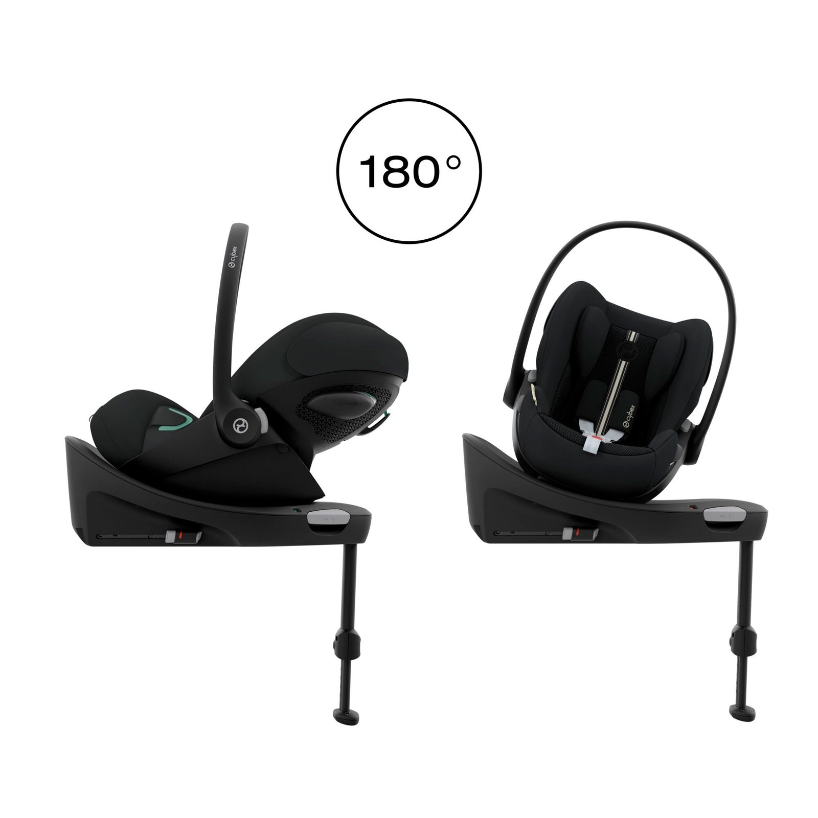 Cybex eGazelle Cloud G Plus Luxury Bundle - Moon Black