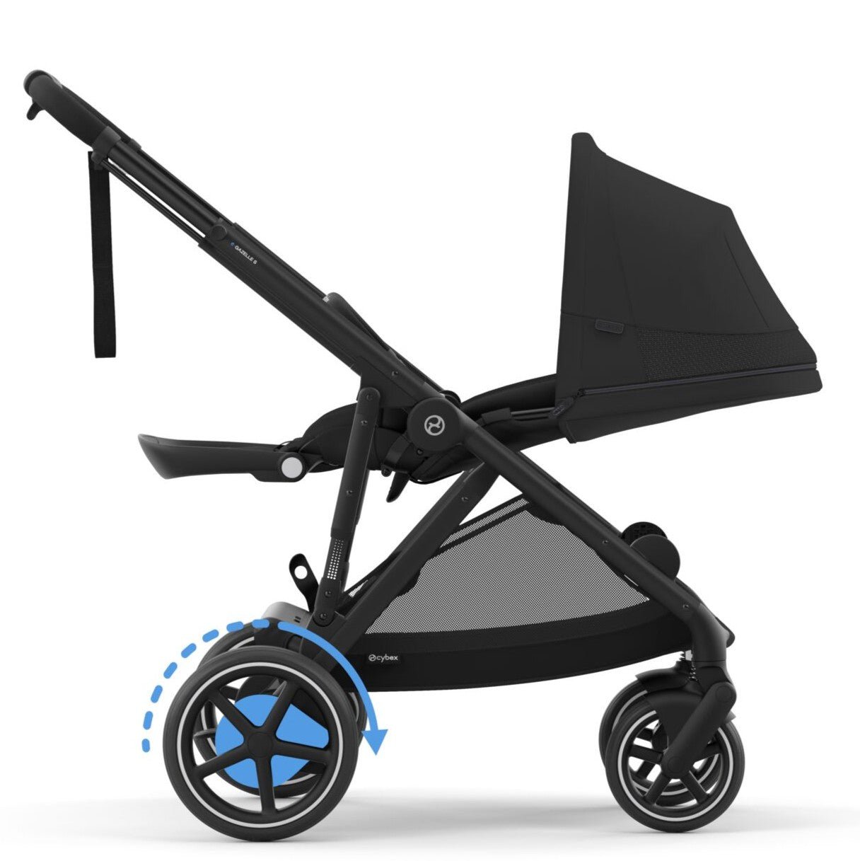 Cybex eGazelle Cloud G Plus Luxury Bundle - Moon Black