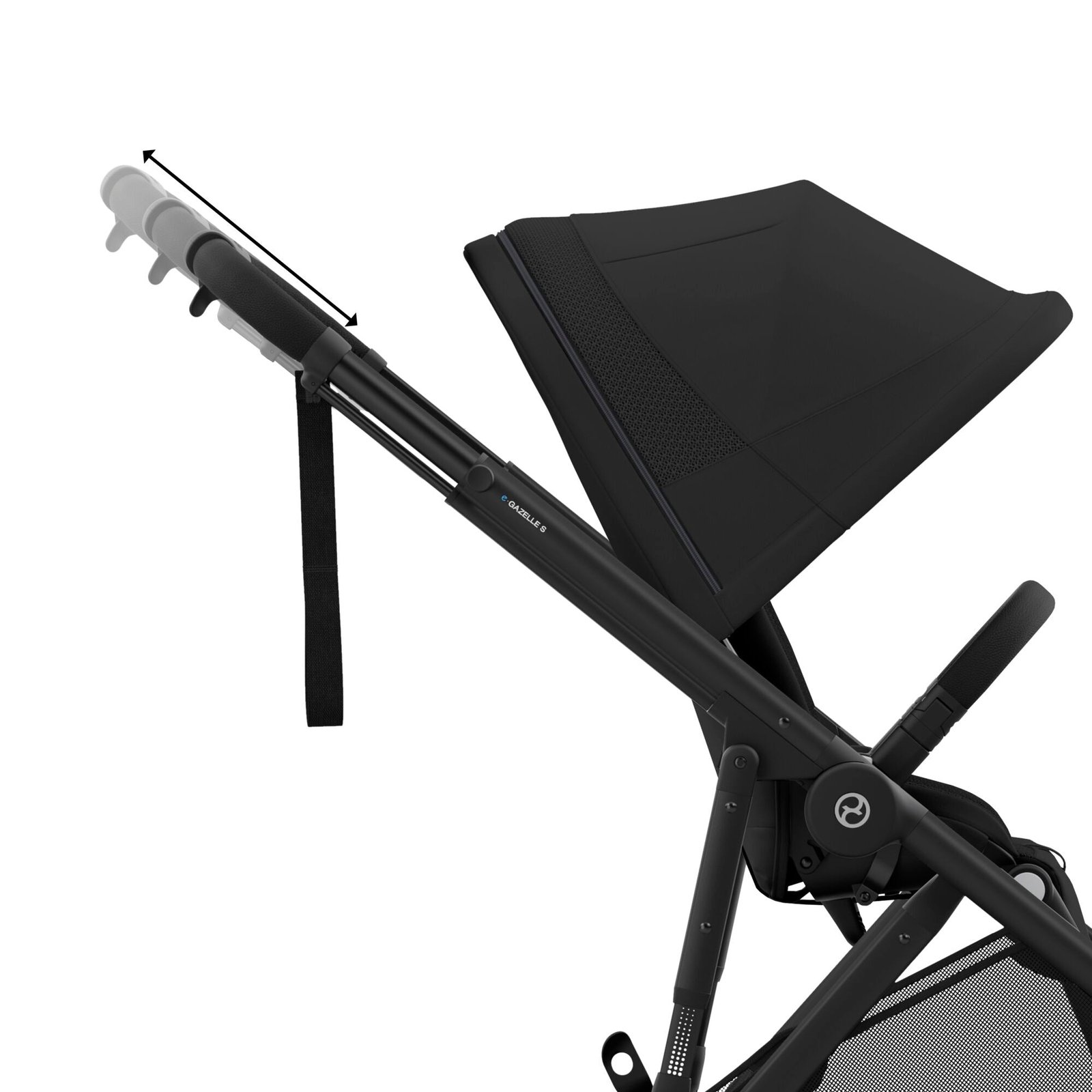 Cybex eGazelle Cloud G Plus Luxury Bundle - Moon Black