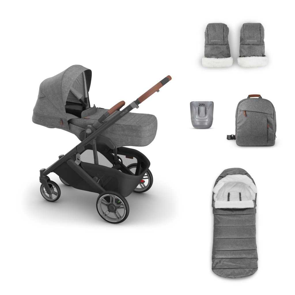 Uppababy Cruz V3 and Accessory Bundle - Greyson