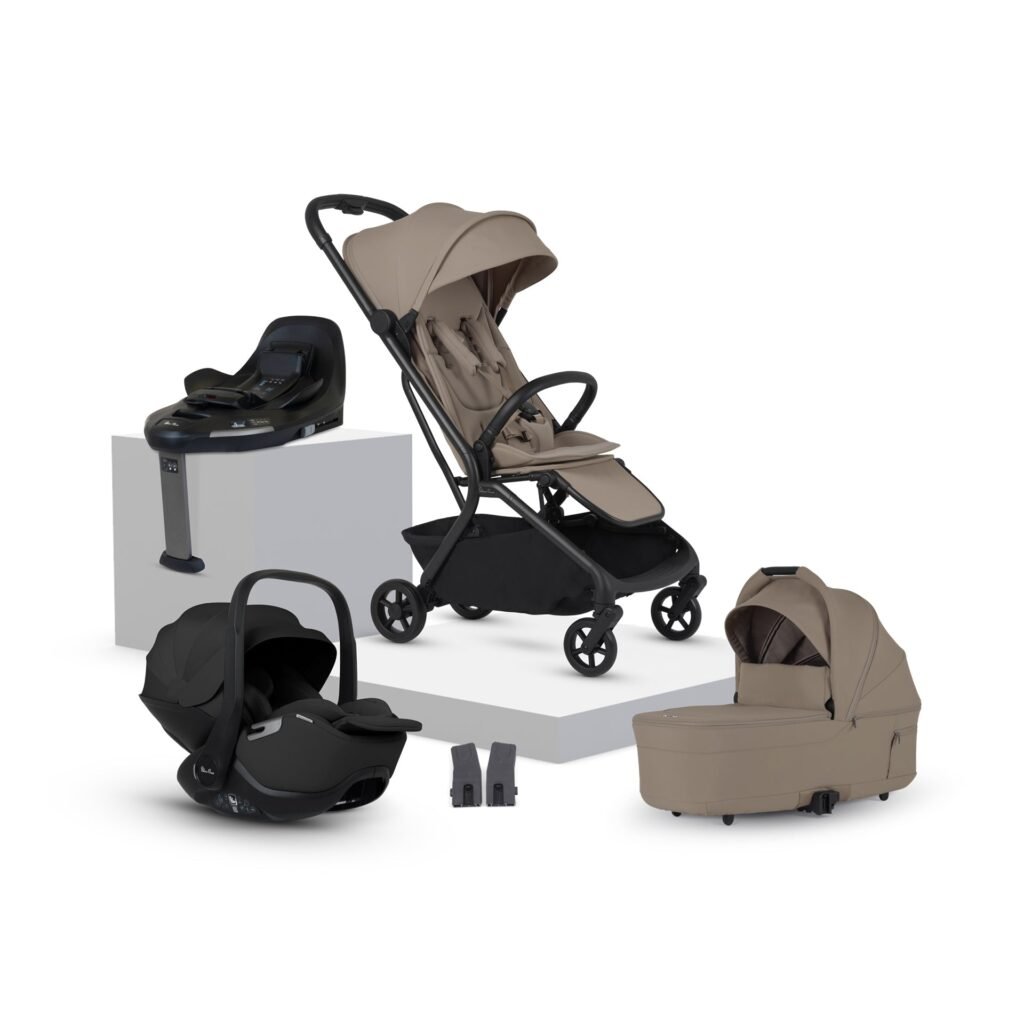 Silver Cross Nia Compact Travel System - Champagne