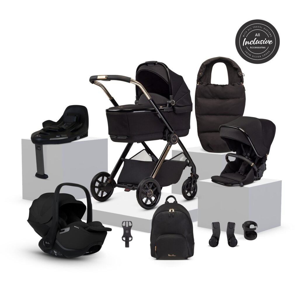 Silver Cross Reef 2 Special Edition Ultimate 360 Car Seat Bundle - Espresso with Iconic Black Glide Plus
