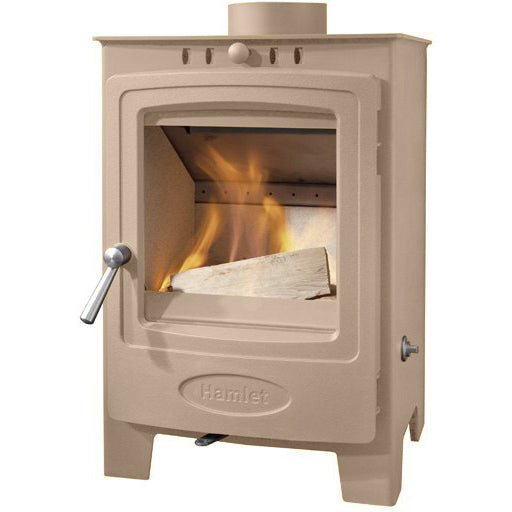 Arada Hamlet Solution 5 Compact Clay Stove, Multi Fuel Wood Burning, Freestanding (S4) Ecodesign Approved, Defra Approved