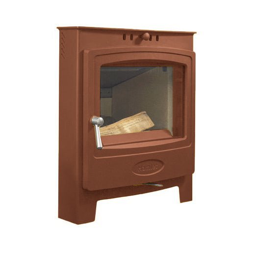 Arada Hamlet Solution 5kW Terracotta Stove, Multi Fuel, Wood Burning, Inset 5 (S4), Ecodesign Approved, Defra Approved