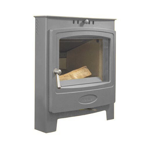 Arada Hamlet Solution 5kW Graphite Stove, Multi Fuel, Wood Burning, Inset 5 (S4), Ecodesign Approved, Defra Approved