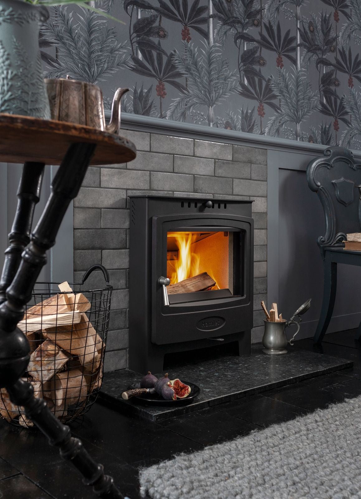 Arada Hamlet Solution Inset (S4) 7 kW Multi Fuel Wood Burning Stove