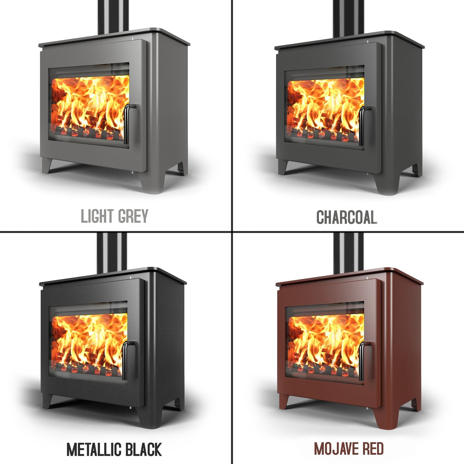 Saltfire ST3 7kW Wood Burning Stove DEFRA Approved EcoDesign