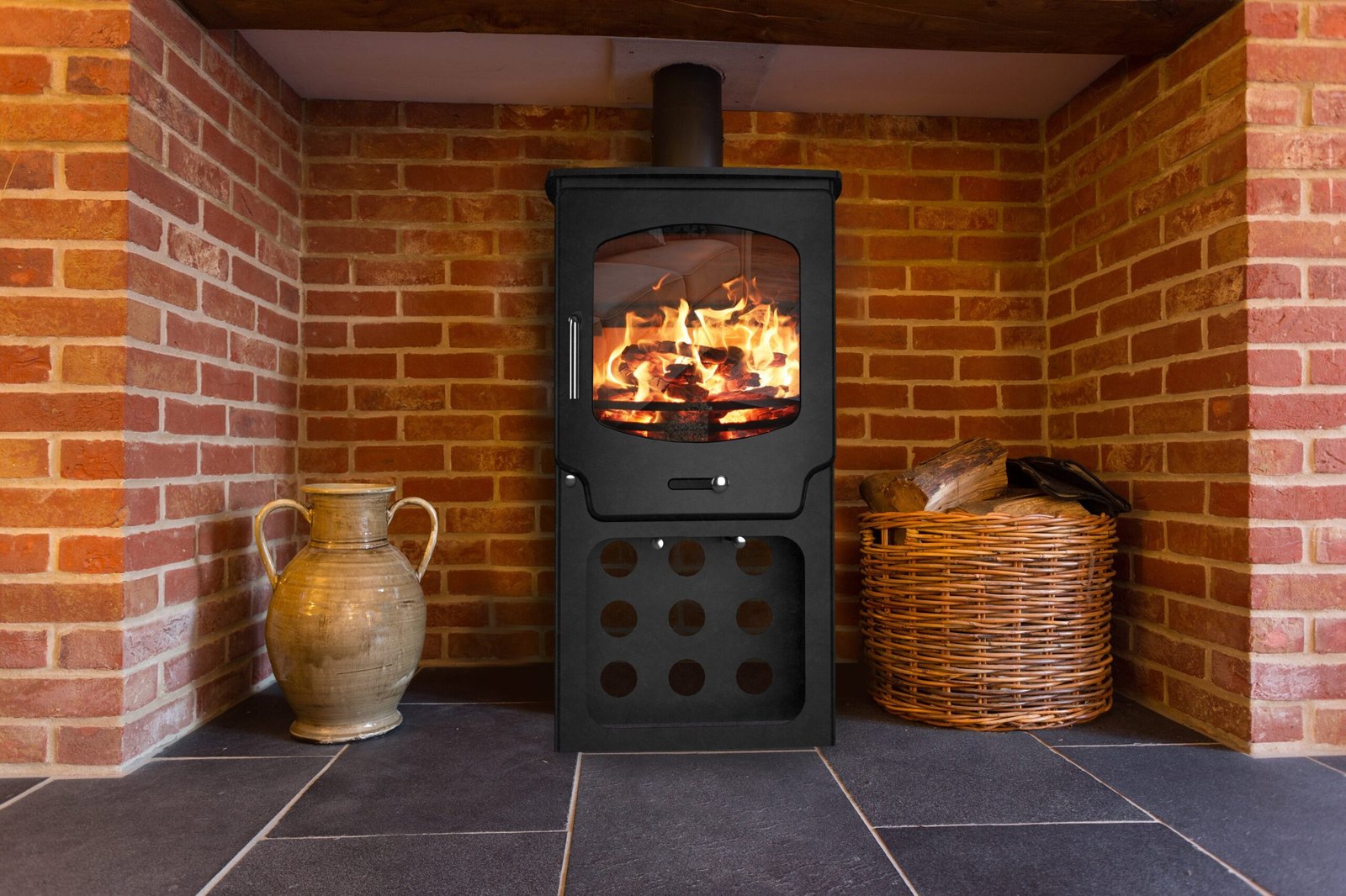 Saltfire ST-X5 5kW Multi-Fuel Stove DEFRA Approved EcoDesign