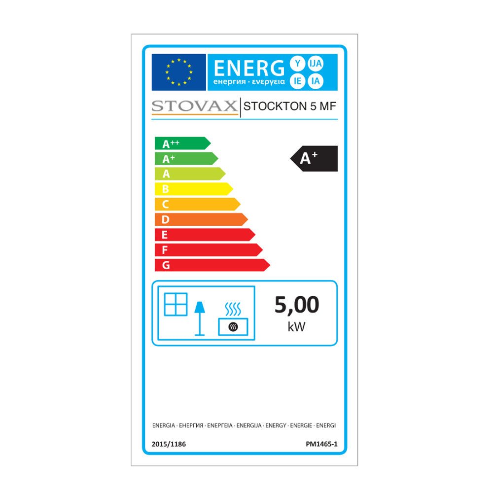 Stovax Stockton 5 - Single Door Multi-Fuel Stove - Eco Design Ready
