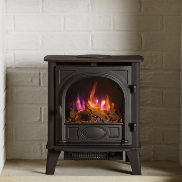 Gazco Stockton 5 Mk2 LED Electric Stove - Black